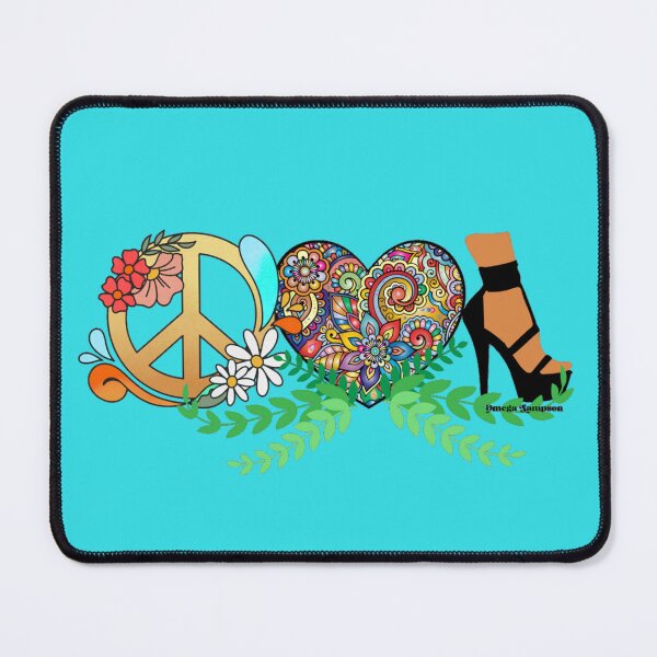 Item preview, Retro Peace Love and High heel designed and sold by FetUphoria.