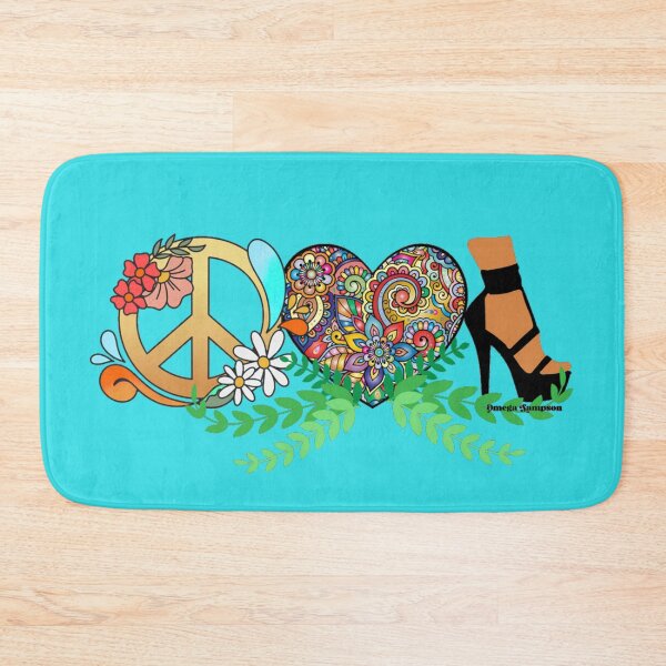 Item preview, Retro  Peace Love and High heel  designed and sold by FetUphoria.