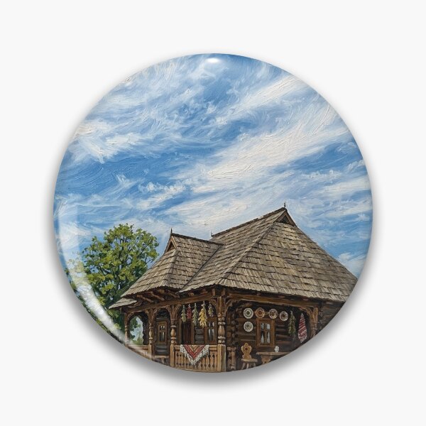 Item preview, Rustic Countryside Cottage Painting  designed and sold by SofiaByCruti.