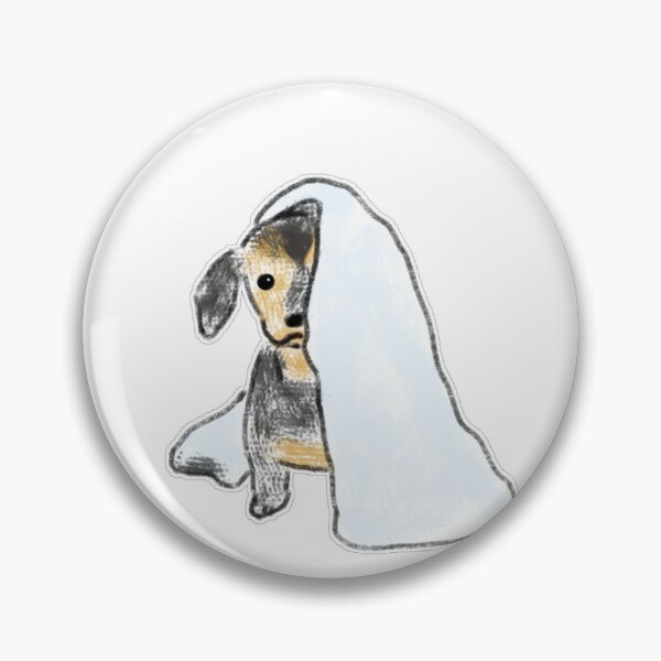 Item preview, Cute Dog Wrapped In Blanket Art designed and sold by raun.draw.