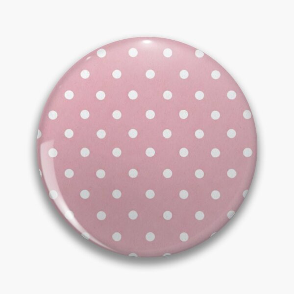 Item preview, Pink and White Polka Dot Pattern Pastel Aesthetic designed and sold by Golden_Pixel_Paper.