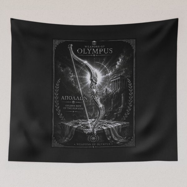 Item preview, Apollo Golden Bow – Black & White Greek Mythology designed and sold by Ancient-Era.
