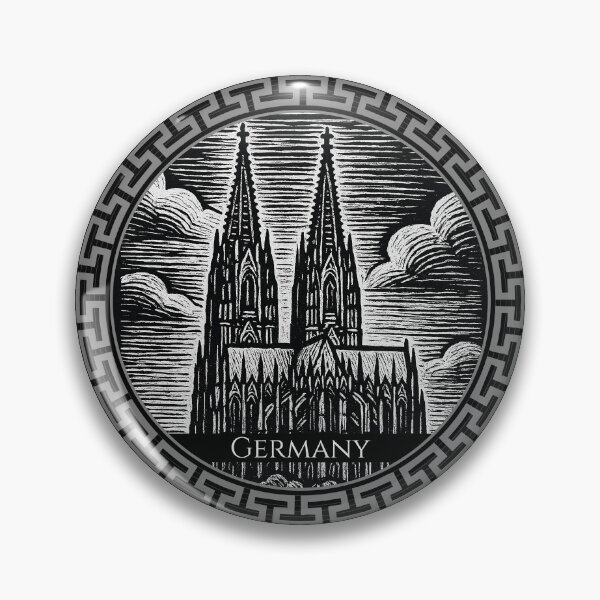 Item preview, Germany Vintage Woodcut Art designed and sold by Thistle-TShop.
