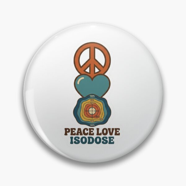 Item preview, Peace Love Isodose Retro Dosimetry Physics designed and sold by CyberPunkSpace.