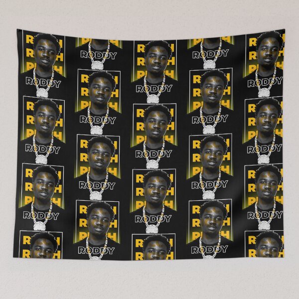 Item preview, Roddy Ricch RICH Gold Chain Hip Hop Rapper designed and sold by ZubairNalban.