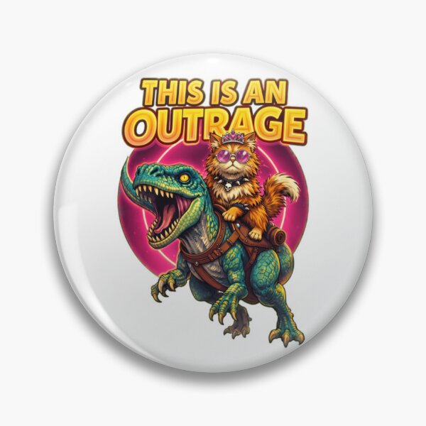 Item preview, This Is An Outrage Princess Donut Riding Mongo Neon designed and sold by ChrisanoWebb.
