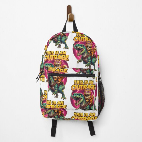 Item preview, This Is An Outrage Princess Donut Riding Mongo Neon designed and sold by ChrisanoWebb.