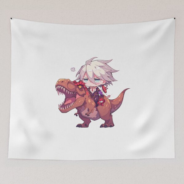 Item preview, Karna Fate Grand Order Dinosaur Chibi Gaming Adventure designed and sold by Dashsopaner.