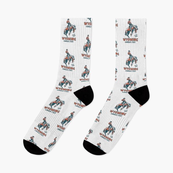 Item preview, Wyoming Cowboy State Vintage Western designed and sold by roartusa.