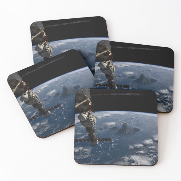 Item preview, Cthulhu Rising Seen from the ISS | Soyuz MS-27 Orbital Space Photo | Cosmic Horror Art designed and sold by Extravanganzza.