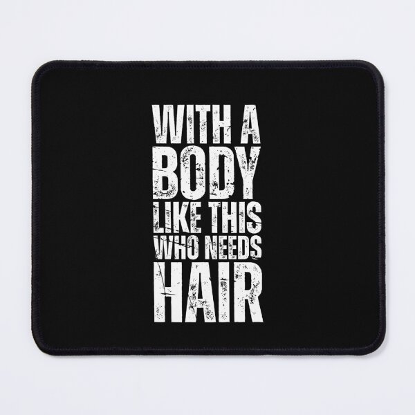 Item preview, With A Body Like This Who Needs Hair Funny Fathers Day Bald Dad designed and sold by Dondonmart.