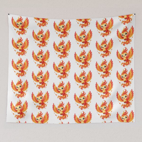 Item preview, Kawaii Phoenix Eternal Flame designed and sold by Lolilas.