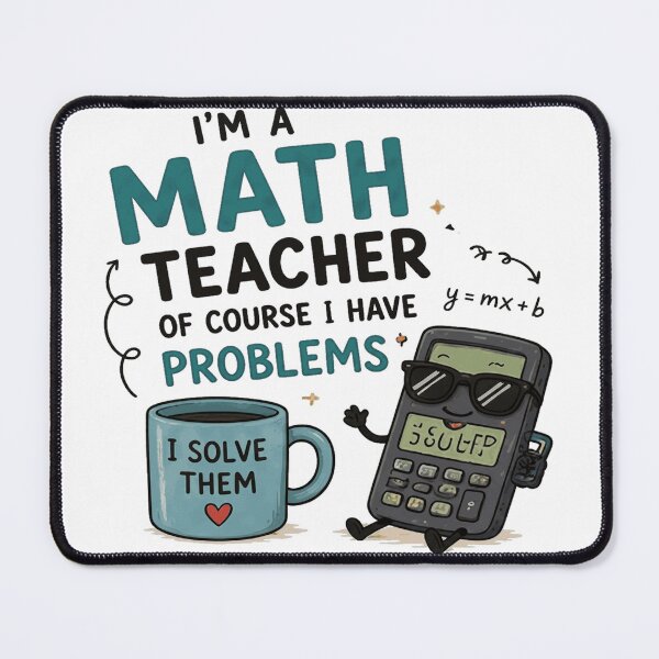 Item preview, Funny Math Teacher designed and sold by vectcd.