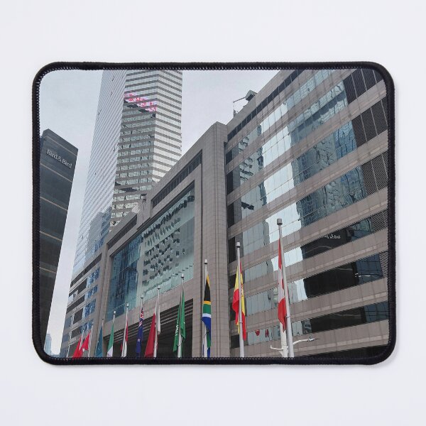 Item preview, High rise buildings and flags in Wan Chai HK designed and sold by pbchan.