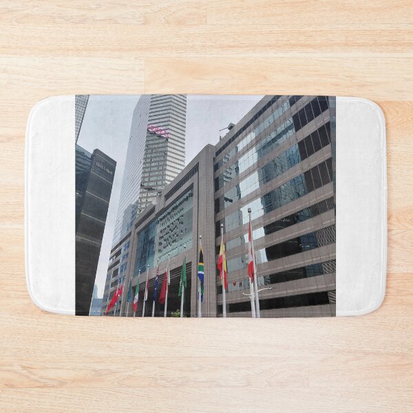 Item preview, High rise buildings and flags in Wan Chai HK designed and sold by pbchan.