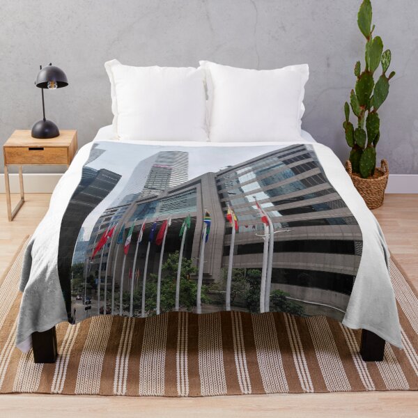 Item preview, High rise buildings and flags in Wan Chai HK designed and sold by pbchan.