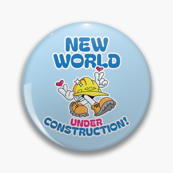 Item preview, New World Under Construction - JW Volunteer designed and sold by Whim & Verse Studio.