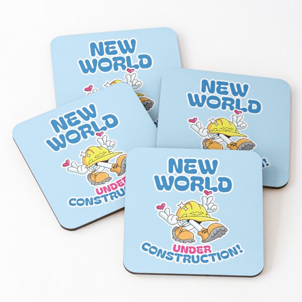 Item preview, New World Under Construction - JW Volunteer designed and sold by Whim & Verse Studio.