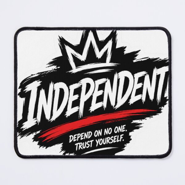Item preview, Independent – Depend on No One, Trust Yourself designed and sold by MR4me.