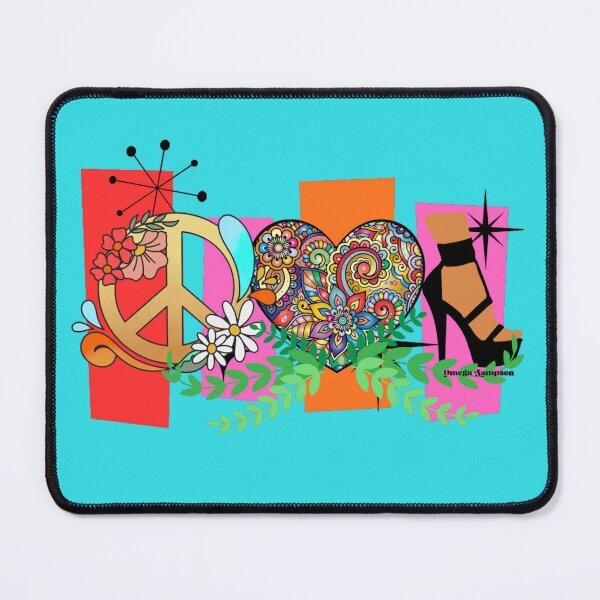 Item preview, Retro Peace Love and High heel designed and sold by FetUphoria.