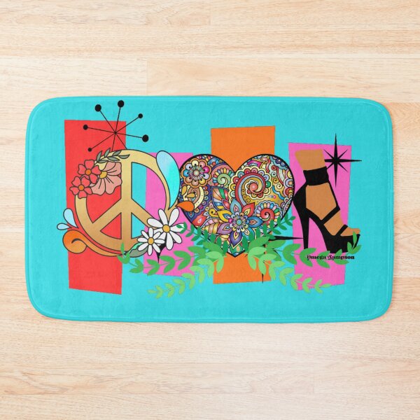 Item preview, Retro  Peace Love and High heel  designed and sold by FetUphoria.
