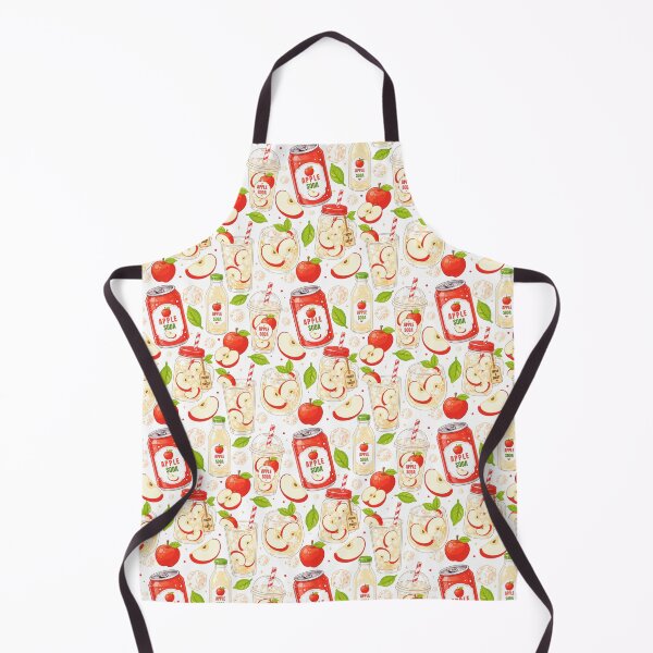 Item preview, Cute Apple Soda Drink Seamless Pattern designed and sold by KJackArtwork.