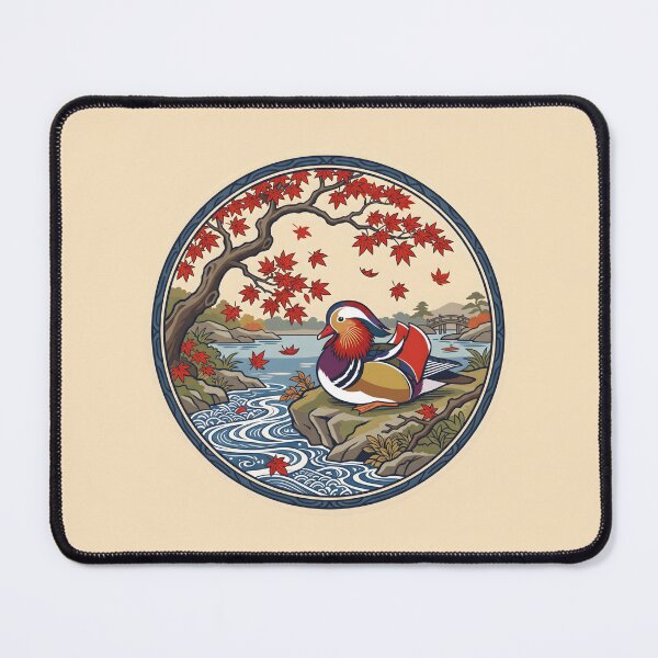 Item preview, Mandarin Duck Garden - Asian Nature Aesthetic designed and sold by SplashTastic.