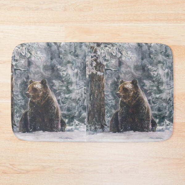Item preview, Bear in the Snow designed and sold by ISEriksonartist.