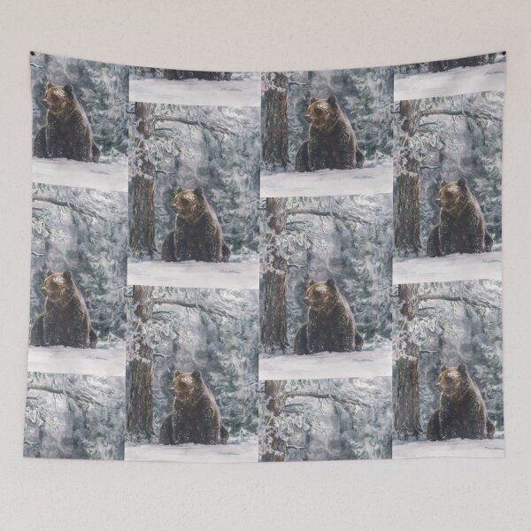 Item preview, Bear in the Snow designed and sold by ISEriksonartist.