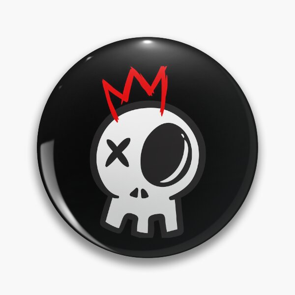 Item preview, Cartoon Skull With Red Crown designed and sold by Yassineznaguy.