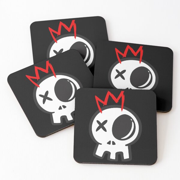 Item preview, Cartoon Skull With Red Crown designed and sold by Yassineznaguy.