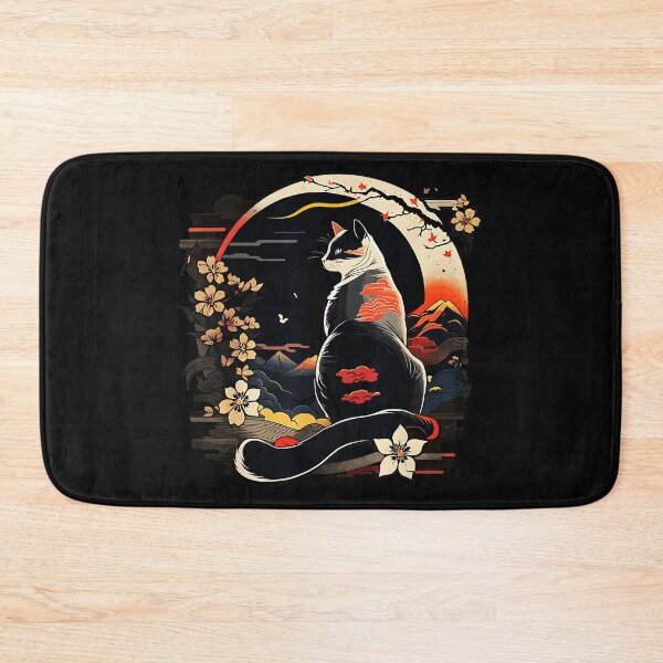 Item preview, cat japan style designed and sold by CharlieConon.