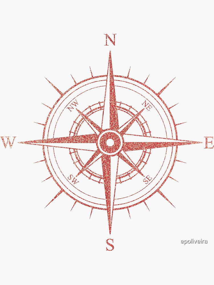 Rose Winds Compass Symbol by epoliveira