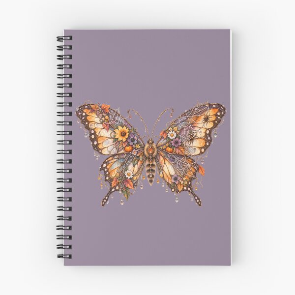 Item preview, Cottagecore Cobweb Butterfly Watercolor Art – Whimsical Halloween Botanical Print designed and sold by MagicMakerPh.