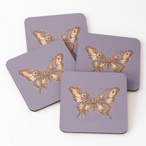 Item preview, Cottagecore Cobweb Butterfly Watercolor Art – Whimsical Halloween Botanical Print designed and sold by MagicMakerPh.