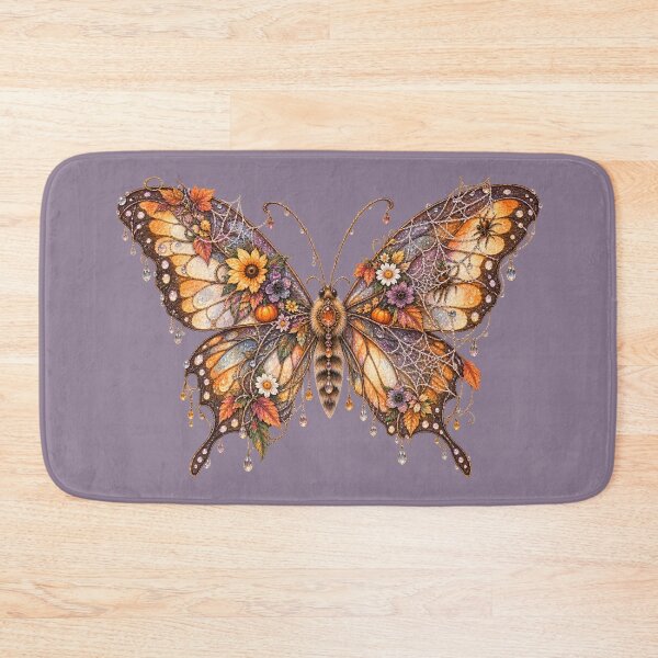Item preview, Cottagecore Cobweb Butterfly Watercolor Art – Whimsical Halloween Botanical Print designed and sold by MagicMakerPh.