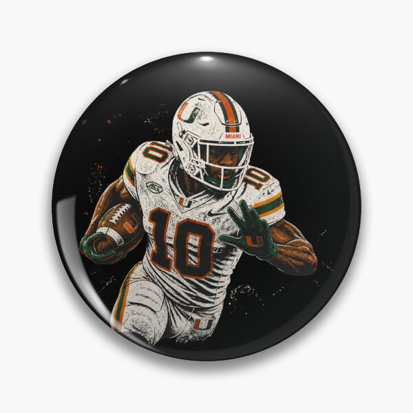 Item preview, Miami Hurricanes Toney #10 Grit Style Art designed and sold by JanJanie1.