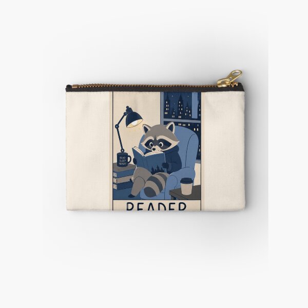 Item preview, Reader Tarot Card Introvert Cozy Night Reading Raccoon designed and sold by Yellowriversss.
