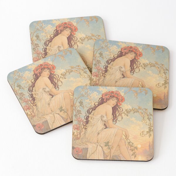 Item preview, Alphonse Mucha Summer 1898 designed and sold by maniacfitness.