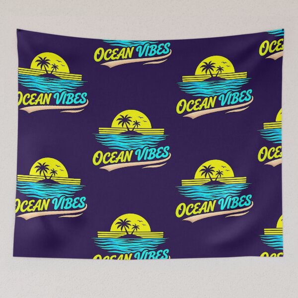 Item preview, Ocean Vibes | Retro Tropical Beach Design designed and sold by AstronautMerch.