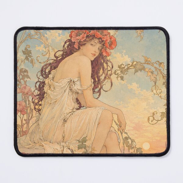 Item preview, Alphonse Mucha Summer 1898 designed and sold by maniacfitness.