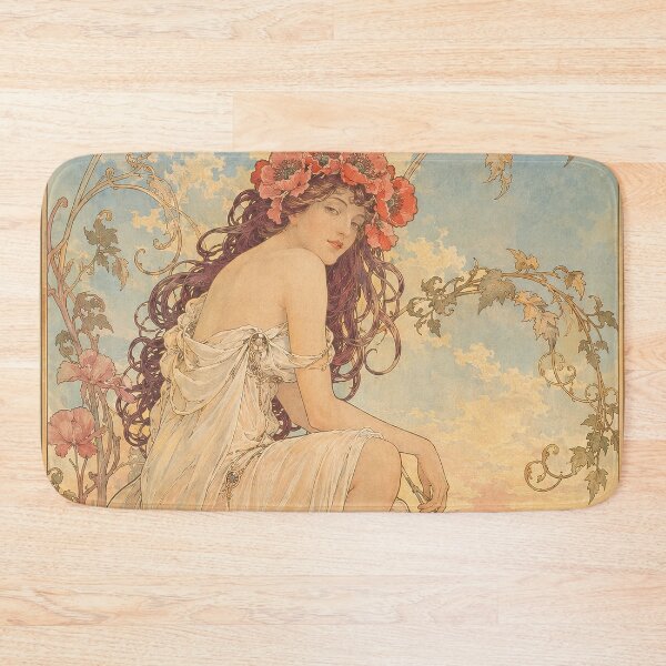 Item preview, Alphonse Mucha Summer 1898 designed and sold by maniacfitness.