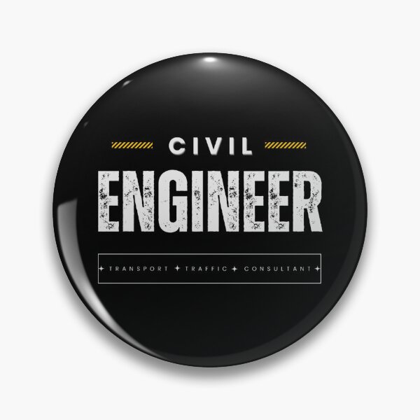 Item preview, civil transport engineer white on black designed and sold by MishelleGeorg0.