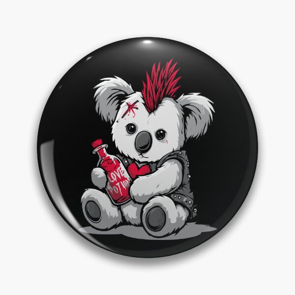Item preview, Red Mowhawk Koala Love Potion Design designed and sold by RichardRags.