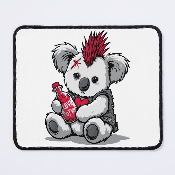 Item preview, Red Mowhawk Koala Love Potion Design designed and sold by RichardRags.