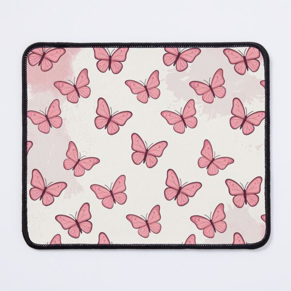 Item preview, Pink Butterfly Pattern Pastel Watercolor Aesthetic designed and sold by Golden_Pixel_Paper.
