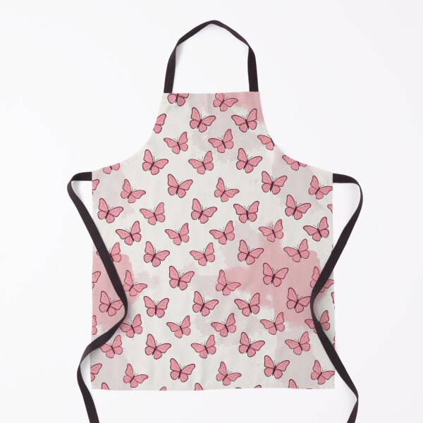 Item preview, Pink Butterfly Pattern Pastel Watercolor Aesthetic designed and sold by Golden_Pixel_Paper.