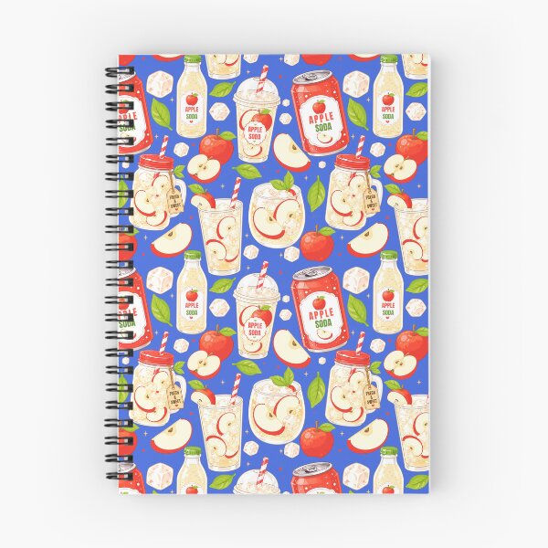 Item preview, Cute Apple Soda Drink Seamless Pattern designed and sold by KJackArtwork.