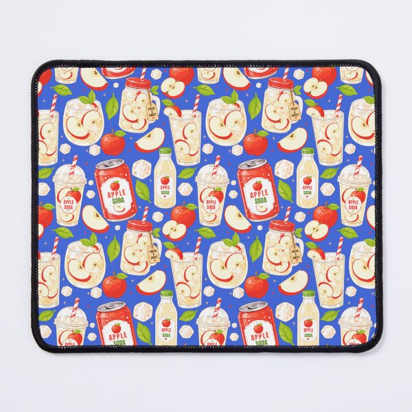 Item preview, Cute Apple Soda Drink Seamless Pattern designed and sold by KJackArtwork.