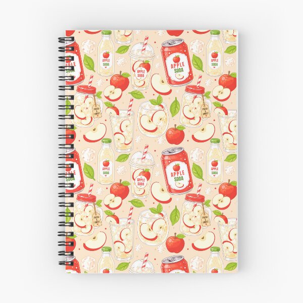 Item preview, Cute Apple Soda Drink Seamless Pattern designed and sold by KJackArtwork.